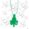 Fun Express 2 3/4″ St. Patrick’s Day Shamrock-Shaped Plastic Bubble Bottle Breakaway Necklaces – 12 Pieces