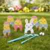 Fun Express 26 Pieces Easter Bunny & Chicks Indoor or Outdoor Mini Golf Game for 4