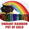 Fun Express 35 3/4″ x 9 Ft. 2″ St. Patrick’s Day Pot of Gold Rainbow Metallic Fringe Door Curtain(Multi Color)