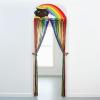 Fun Express 35 3/4″ x 9 Ft. 2″ St. Patrick’s Day Pot of Gold Rainbow Metallic Fringe Door Curtain(Multi Color)