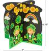 Fun Express 3D St. Patrick’s Day Pot of Gold Sticker Scenes – 12 Pieces