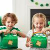 Fun Express 6 1/4″ x 5 1/4″ St. Patrick’s Day Multicolor Cardstock Favor Boxes – 12 Pc.