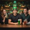 Fun Express 9 3/4″ x 11 1/2″ St. Patrick’s Day Green Plastic Leprechaun Top Hats – 12 Pieces