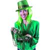 Fun Express Bulk Green Glitter Leprechaun Top Hats – 72 Hates – St Patrick’s Day Celebration Accessories