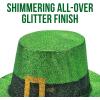 Fun Express Green Glitter Top Hats for St. Patrick’s Day – Apparel Accessories – Hats – Party Hats – St. Patrick’s Day – 12 Pieces