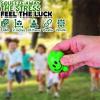 Fun Express Mini Shamrock Relaxable Balls (24 Pieces) St. Patrick’s Day Holiday Decor Accents & Toys, Stress Tension & Anxiety Relief