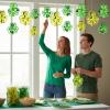 Fun Express Patrick’s Day Hanging Foil Shamrock Ceiling Decorations 10″ – 12″ 3D St – 8 Pc