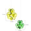 Fun Express Patrick’s Day Hanging Foil Shamrock Ceiling Decorations 10″ – 12″ 3D St – 8 Pc