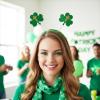 Fun Express Religious St. Patrick’s Day Shamrock Head Boppers, 12 Piece
