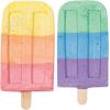 Fun Express Sidewalk Chalk for Kids – 12 Piece Ice Cream Popsicle Shaped Multicolor Chalk Set for Toddlers & Children | Non-Toxic Washable Outdoor Art Supplies Easter Summer Activities & Party Favors