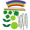 Fun Express St. Patrick’s Day Four-Leaf Clover Flowerpot Craft Kit – Makes 6