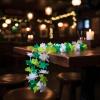 Fun Express St. Patrick’s Day Green & White Shamrock Plastic Leis 3 Ft – Irish Party Favor Necklaces for Parades, Classroom Events & Giveaways, 50 Count