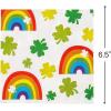 Fun Express St. Patrick’s Day Lucky Paper Luncheon Napkins-Perfect for Irish Celebration, Standard, Multicolor