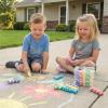 Fun Express Stripe & Polka Dot Sidewalk Chalk – 20 Pieces – Easter Basket Stuffer