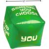 Green Vinyl Cube Inflatable Jumbo St. Patrick’s Day Dice Set – 12″ (Pack of 2) – Fun & Festive Party Game Accessory