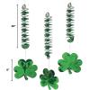 Shamrock Dangling Spirals (12pc) for St. Patrick’s Day by Fun Express – Party Decor – Hanging Decor – Spirals & Swirls – 12 Pieces