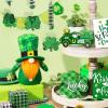 Shamrock Dangling Spirals (12pc) for St. Patrick’s Day by Fun Express – Party Decor – Hanging Decor – Spirals & Swirls – 12 Pieces