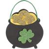 12 Pieces Pot of Gold Foam Craft Kit Decoration for St Patrick’s Day Ck-12 – Irish Crafts for Kids and Fun Home Activities