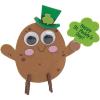 Fun Express 4 1/2″ St. Patrick’s Day Potato Clothespin Craft Kit – Makes 12