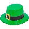 Fun Express 9 3/4″ x 11 1/2″ St. Patrick’s Day Green Plastic Leprechaun Top Hats – 12 Pieces