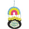 Fun Express 9″ Religious St. Patrick’s Day Treasures in Heaven Lacing Craft Kit – Makes 12