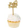 Fun Express Happy Easter Cupcake Picks – Party Supplies – Bulk Set of 72 Pieces