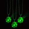 Fun Express Light-Up St. Patrick’s Day Shamrock Necklaces, 12 Pieces