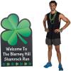 Fun Express Personalized St. Patrick’s Day Shamrock Cardboard Cutout Stand-Up, 6 Ft