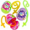 Fun Express, Prefilled Easter Eggs, Stuffed with Stuck on God’s Love GID Sticky Crosses, Glow in The Dark Easter Egg Hunt Party Supplies, 48 Pieces