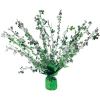 St Patrick’s Day Foil Burst Centerpiece Decoration – 15 inches tall – Shamrock Tabletop Party Decor