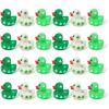 St Patrick’s Day Mini Shamrock Rubber Duckies, Ducks, 24 Pieces, Green, Irish Holiday Toys