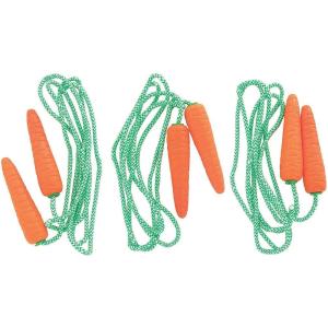 Easter Carrot Jump Ropes – Toys – 12 Pieces