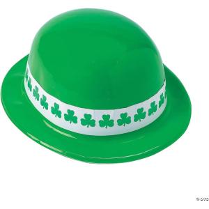 Fun Express – Green Derby Hats W/band for St. Patrick’s Day – Apparel Accessories – Hats – Party Hats – St. Patrick’s Day – 12 Pieces