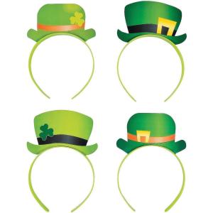 Fun Express – Leprechaun Hats Headbands for St. Patrick’s Day – Apparel Accessories – Hats – Head Boppers – St. Patrick’s Day – 12 Pieces