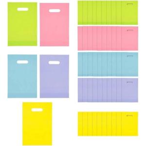 Fun Express – Pastel Plastic Bags for Easter – Party Supplies – Plastic Bags – Easter – 50 Pieces