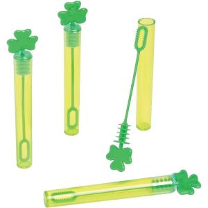 Fun Express – Shamrock Bubble Tubes for St. Patrick’s Day – Toys – Bubbles – Bubble Bottles – St. Patrick’s Day – 24 Pieces