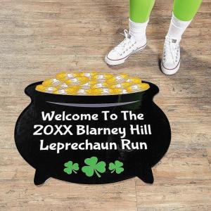Fun Express Personalized St. Patrick’s Day Pot of Gold Floor Cling