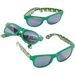 Fun Express St. Patrick’s Day Shamrock Sunglasses- Green – Eyewear – Sunglasses – St. Patrick’s Day – 12 Pieces