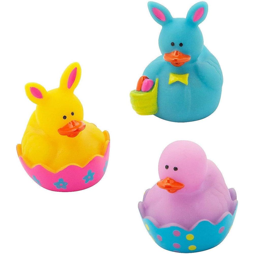 image:imageFun Express Mini Easter Ducks 2dz for Easter Toys Character Toys Rubber Duckies Easter 24 Pieces