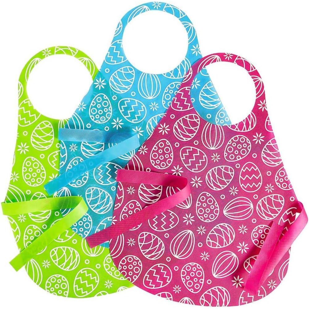 image:imageFun Express Kids Disposable Easter Eggs Aprons 12 Pieces
