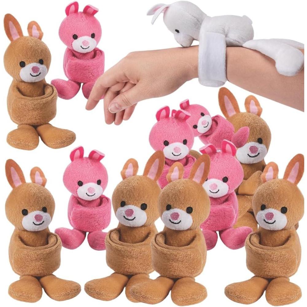 image:imageFun Express Plush Hugging Easter Bunnies Jewelry 12 Pieces