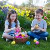 2-1/2″ Cat Toy-Filled Plastic Easter Eggs – 12 Pieces