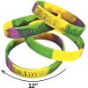 Fun Express – Silicone He Lives! Bracelet (1dz) for Easter – Jewelry – Bracelets – Rubber Bracelets – Easter – 12 Pieces