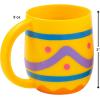 Fun Express 12 Pieces Easter Print Mug, BPA Free Plastic, Easter Party Supplies, Multi-Color
