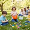 Fun Express 2 1/2″ Bulk 100 Pc. Food-Themed Toy-Filled Plastic Easter Eggs, Great for School, Church and Neighborhood Easter Egg Hunts