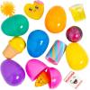 Fun Express 2 1/2″ Bulk 100 Pc. Food-Themed Toy-Filled Plastic Easter Eggs, Great for School, Church and Neighborhood Easter Egg Hunts
