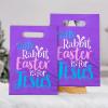 Fun Express 7″ X 9 1/2″ Bulk Small Silly Rabbit Easter Is For Jesus Plastic Goody Bags, 50 Piece