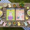 Fun Express Bulk Easter Gift Bags – Set of 50 in assorted designs – Party Supplies