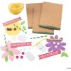 Fun Express Card Making Kit for Kids – Spring Crafts Flower Bouquet DIY Set Makes 12 Cards | Mothers Day Crafts for Kids Classroom | Greeting Card Making Supplies with Blank Cards for Girls Ages 6-8