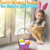 Fun Express Easter Basket Bulk 12 Pack – Small Square Bamboo Easter Baskets for Kids | Colorful Decorative Mini Baskets for Easter Egg Hunt, Classroom Parties & Spring Celebrations | 3.5×3.5×3 Inch